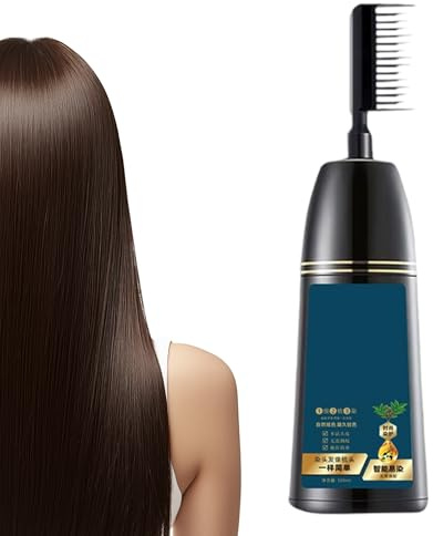 YNPQTDS Tinte para el cabello para mujeres | 2 en 1 tinte de cuidado con peine para cabello gris – Tinte de pelo sin manchas crema para hija, adolescentes, amigos, familia, deportistas, abuelas
