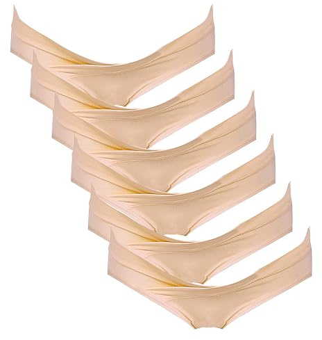 Intimate Portal Culotte Grossesse Bikinis Croisés Maternité Coton Lot de 6 | Elastique Slip Maternité Coupe Croisée en V, Sans Pression, Bikini Basse Taille Coton Doux Future Maman, Post Accouchement