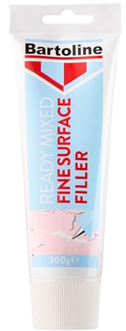 Bartoline Ready Mixed Fine Surface Filler Tube 300g – Ultra-Smooth Finish, Quick-Drying, Easy Application – Ideal for Interior Repairs