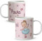 LolaPix Taza plastico personalizada. Taza Plastico con Asa Infantil Personalizada. Vaso Infantil Personalizado. Tazas Personalizadas con Nombre SIN BPA. 5 COLORES. Bailarina Azul
