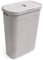 Addis Faux Rattan 40 Litre Family Slim Laundry Clothes Washing Hamper Bin with Lid, Beige, Calico/Cream