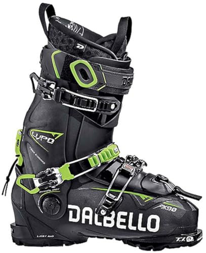 Dalbello Unisex – Erwachsene Lupo AX 90 Uni Skischuhe, Black/Black, 22.5