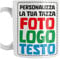 Incidiamo Tazza PERSONALIZZATA con foto, scritte, loghi e grafiche - PERSONALIZZA - Mug in ceramica 11 Oz - 100% Made in Italy, idea regalo per ogni occasione