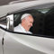 Papst Franziskus Autoaufkleber Autofenster Aufkleber Lustiger Autoaufkleber, wasserdichte Autofensterhaftung, einfache Entfernung hinterlässt keine Rückstände (linke und rechte Modelle)