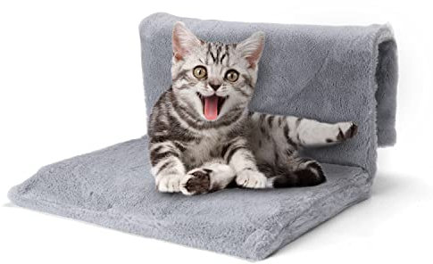 Nobleza Lit de radiateur Chat,hamac Chat radiateur,avec Cadre en Amovible métal Solide et Durable,Gris,48 * 30 * 25cm