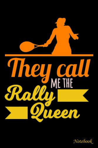 College Ruled Notebook, They call me the really queen tennis: Writing Journal, Home School Supplies for College Students _ 6x9 in 114 Pages White Paper Blank Journal with Black Cover Perfect Size