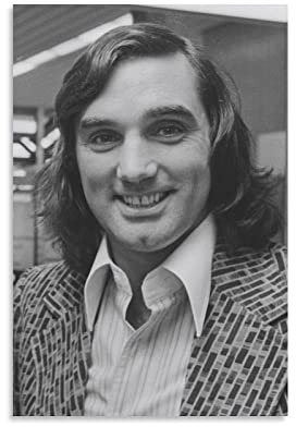 George Best Poster Sportman Fußball Bild Druck Wandkunst Poster Gemälde Leinwand Poster Kunstwerke Raum Ästhetik 50 x 75 cm