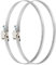 neverest® Set di 2 fascette stringitubo professionali in acciaio inox, 150 mm, fascetta stringitubo con attacco a vite per asciugatrice, tubo di scarico, tubo in alluminio flessibile, ventilatore di