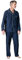 LAPASA 100% Cotone Flanella Completo Pigiama da Uomo a Quadri con Tasche e Coulisse, Set Maglia & Pantaloni M95 L Blu