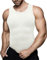 Gotoly Herren Unterhemden Shapewear Workout Tank Tops Kompressionsshirt Muskelshirt Abnehmen Body Shaper Sport Bauch Weg Shirt Unterhemd Feinripp (XL, Weiß)