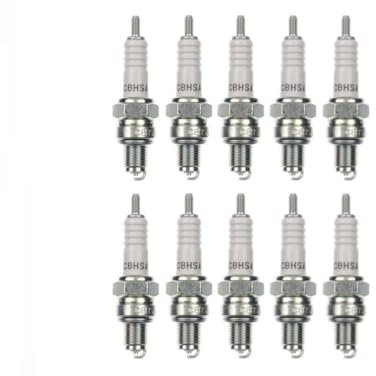 10x Zündkerze C8HSA passend für Motorrad & Roller – 10er Pack, M10