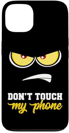 Case Dont Touch My Phone Case Anime Lover Angry Face Gift Case for iPhone 13
