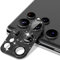 MiKoyi Pellicola Fotocamera per Samsung Galaxy S24 Ultra, Obiettivo della Vetro Temperato Protezione Fotocamera HD Telaio Alluminio Durezza 9H Anti-graffio per Samsung Galaxy S24 Ultra, Nero