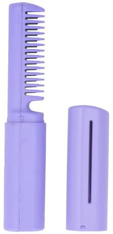 Peine Alisador De Cabello,Peine Electrico,Recargable, Mini Cepillo Alisador de Cabello Inalámbrico Cepillo Alisador Pelo cepillo eléctrico pelo con Calefacción Uniforme