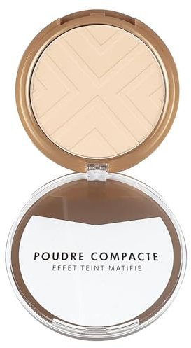 Poudre compacte maquillage matifiante, couleur chair, 12 gr