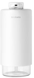 Brabantia SinkStyle Soap Dispenser – Stylish Pump Dispenser for Hand Soap and Washing Up Liquid – Organiser, Corrosion-Resistant, Mineral Fresh White, 200 ml