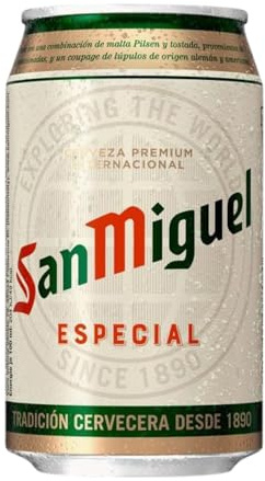 Bier 24 Einheiten Box San Miguel Alu-Dose 33 cl