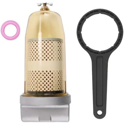 B10-AL Gruppo filtro serbatoio carburante 496 Separatore acqua diesel sostitutivo benzina 30 micron Max 25 Gpm 150 Psi con 2 filtri(B10-al Filter 10pcs)