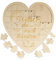 Relaxdays Herzpuzzle, Holz, mit Gravur, Willst du Mich heiraten, 49 Teile, Geschenk, Romantisches Holzpuzzle, Natur