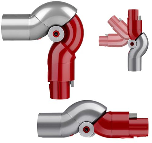 2PCS Adaptateurs pour Dyson V7 V8 V10 V11 V15, Adaptateur Flexible à Dégagement Rapide Compatible pour Dyson les Aspirateurs 970790-01 Adaptateur de Pliage à Dégagement Rapide