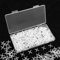 500 PCS Tile Spacers 1.5mm White Tiles Leveler Spacers Ceramic Wall Floor Cross for Ceramic Tile and Stone Installation