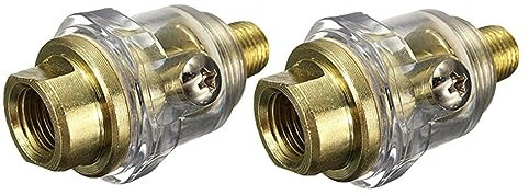 EXCEART 1 Satz Zubehör Für Öl Und Wasserabscheider Ölinjektor Für Druckluftwerkzeuge Inline Öler Für Druckluftwerkzeuge Schmiervorrichtung Für Druckluftwerkzeuge Wartungsmaterial 2 Stück