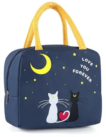 WUWYOUWL Isolierte Lunchbox aus Karton, wiederverwendbar, wasserdicht, faltbar, für Frauen, Männer, Kinder und Studenten, Reisen