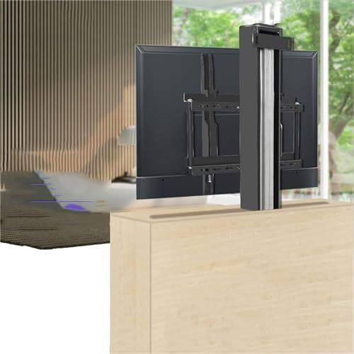 QICBYING Elevador De TV Eléctrico De 14 A 32 Pulgadas, Soporte Motorizado para TV, Elevador Eléctrico Telescópico con Elevación Automática, Se Puede Ocultar En Un Armario