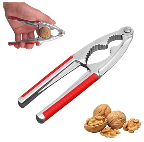 Nussknacker Walnüsse,Nußknacker Walnussknacker Walnuss Haselnüsse Nutcracker Haselnussknacker Multifunktionaler Cracker Hochwertiger Haselnuss Nuss Metall Nüsse Knacker Walnussöffner für Walnut Hasel
