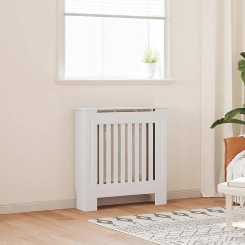 Solivagant Cache-radiateur MDF Blanc 78 cm,(7.3 KG)