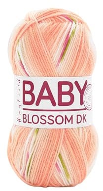 Sirdar Baby Blossom DK Perfectly Peachy 359 - Strickwolle aus Acryl-Mischung, 332 m/Faden, Maschinenwaschbar, Pastelltöne, für Babys