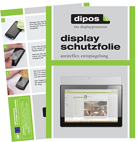 dipos 2x Matte Screen Protector for Lenovo Tab4 10 TB-X304F | Ultra-Thin, Anti-Glare, Anti-Reflective, Perfect Fit, Anti-Scratch, Bubble-Free, Fingerprint Compatible, Easy Installation
