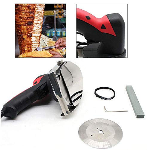 220-230V / 50Hz 80W Doner Cutter Doner Doner Kebab Coltello Kebab Cutter Gyrosmesser Electric Doner Kebab Red