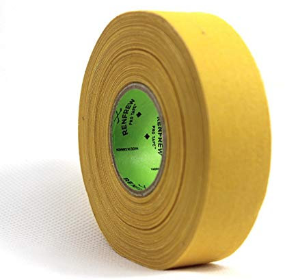 Renfrew Schlägertape Pro Balde Cloth farbig Hockey Tape, je 24mmx25m (gelb)