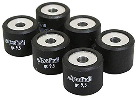 POLINI GALET MAXISCOOTER 20x17 9,5g HI Speed Pour Peugeot 125 SATELIS- Suzuki 125 Burgman- Aprilia 125 Leonardo- KYMCO 125 People (JEU DE 6) (242.171)