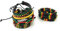 Wigwam Rasta Bob Marley Armband aus Leder, gewebt, 8 Stück