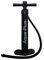 Aqua Plus Gonfiabile Tavola da paddle in piedi Pompa SUP ad alta pressione a doppia azione (nero, 63 cm)
