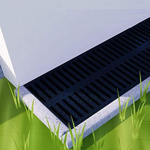 Bodenablauf Dusche Entwässerungskanal Bodenabfluss, quadratischer Bodenablauf Anti-Verstopfung Filter Müll Cuttable verwendet für Küchengarten-Gartenablauf, 21 Größen ( Size : 500x200x30mm )
