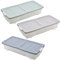 URBNLIVING 40 or 55 Litre Large Under Bed Plastic Storage Box Wheeled with Lids for Shoes, Clothes and Toys (1 of Each, 80 x 39 x 17cm)