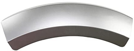 Masterpart Silver Plastic Tumble Dryer Door Handle compatible with Bosch WTE8430SGB/13, WTE8430SGB/16