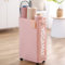 Twira Yogamatten-Aufbewahrungsregale 55.9 cm, Heim-Fitnessstudio-Aufbewahrungsregal für Schaumstoffrolle, Trainingsgeräte, Eck-Aufbewahrungs-Organizer mit Rollen (rosa)