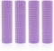 Confezione da 100 elastici per capelli senza cuciture, per donne e ragazze, per capelli spessi (viola)
