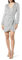 The Drop Wickelkleid mit Pailletten für Damen, Helena, Silber, XL