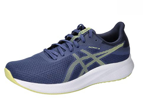 Asics Patriot 13, Running Shoe Hombre, Deep Ocean/Glow Yellow, 40.5 EU