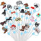 Dandat 22 Stück Cowboy Strohhalm Abdeckung Cowgirl Silikon Strohhalm Tipps Wiederverwendbare Strohhalm Kappe Staubdicht Strohhalm Stopper Western-Thema Strohhalm Topper für 6-8 mm Trinkhalme Cowboy