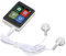 Lecteur MP3, Lecteur MP4 avec Bluetooth 5.0, écran Tactile Complet de 1,8, Lecteur de Musique Portable avec Haut-Parleur, qualité Sonore HiFi, Livre électronique, Radio (Blanc)