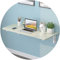 WENKA Wandtisch, Weiß, klappbarer Wandtisch, Klapptisch, Esstisch, PC-Computertische, schwebende Schreibtische für kleine Räume, Lagerregal, Küche, Esszimmer (Farbe: A, Größe: 80 x 50 cm), Doppelbett
