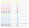Name Labels 96PCS Name Stickers for Water Bottles, Lunch Box, Pencil Case, Multicolour