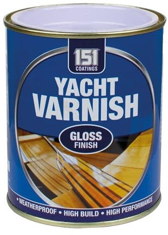 SuperGift.com 300ml Paint Tin Exterior Interior Hard Drying Performance (Yacht Varnish)
