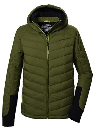 Killtec Herren Kow 13 Mn Qltd Jckt Skijacke/Funktionsjacke in Daunenoptik mit Kapuze und Schneefang